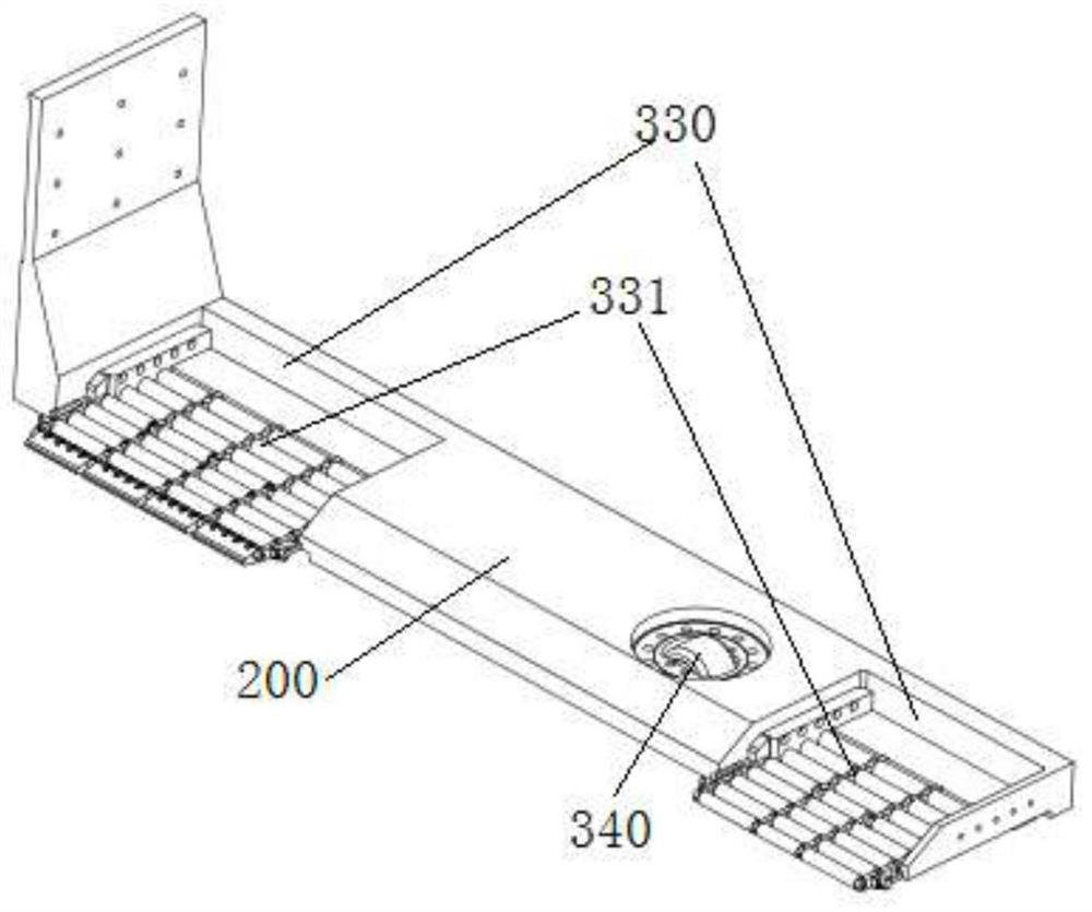 Internal forklift parking robot with blocking arms and parking implementation method of internal forklift parking robot