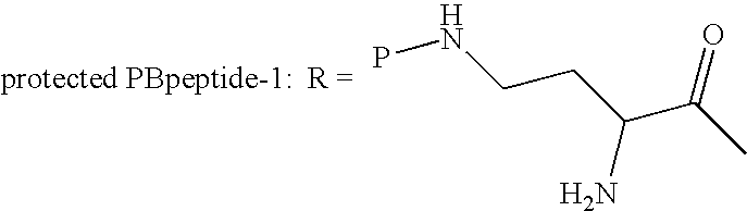 Peptide antibiotics and peptide intermediates for their prepartion