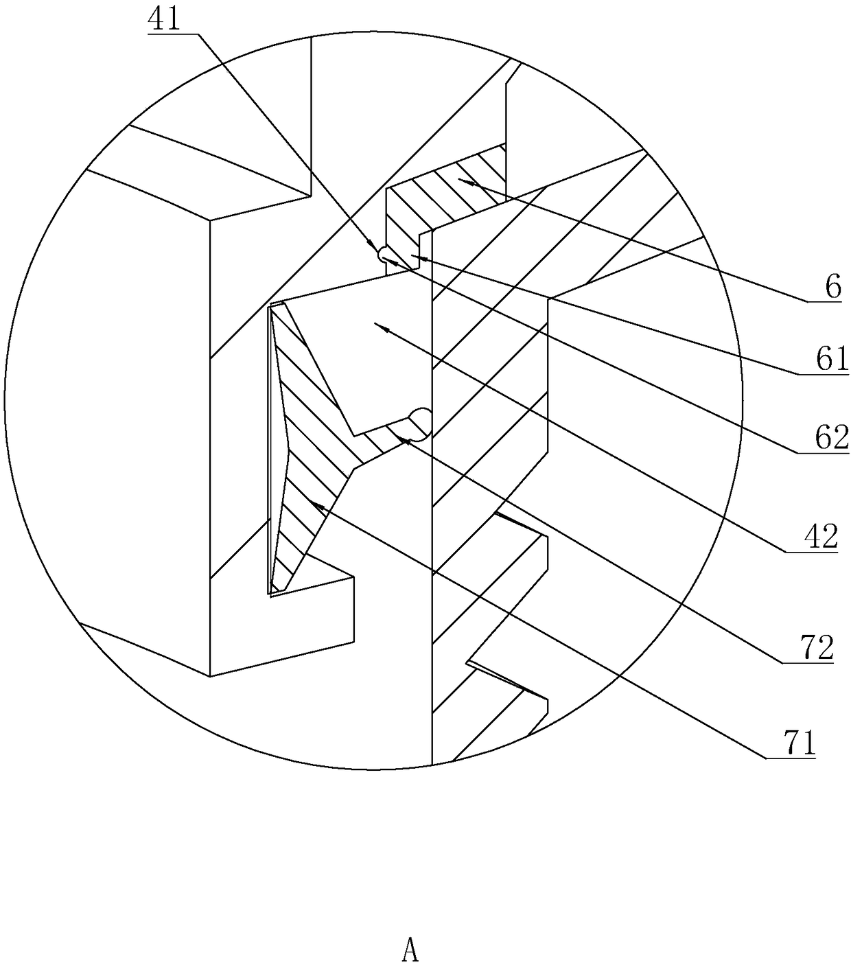 High sealing performance basin draining device