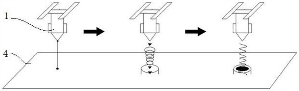 A laser precision machining method for dense holes