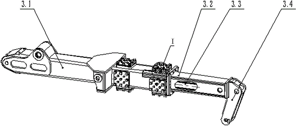 Single-arm onboard roof bolter for underground coal mine