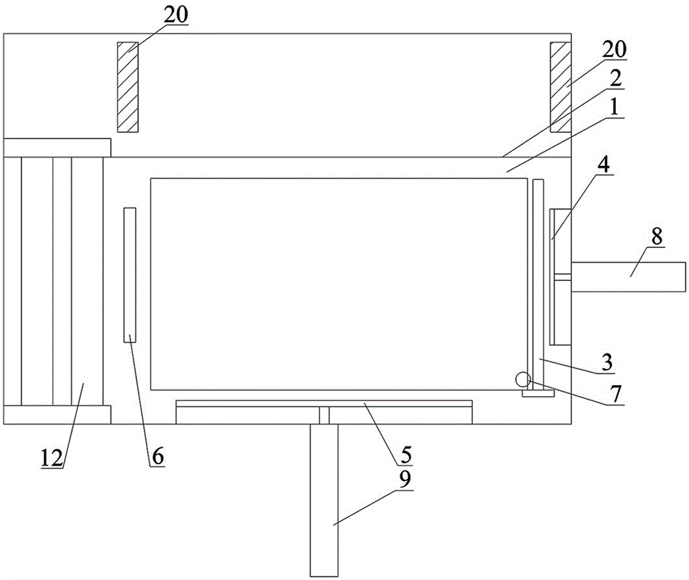 A two-dimensional drilling device for plate and its processing method