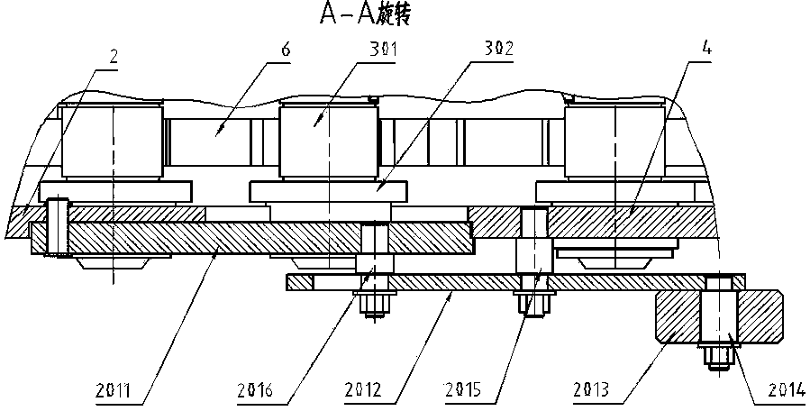 Trolley changing device