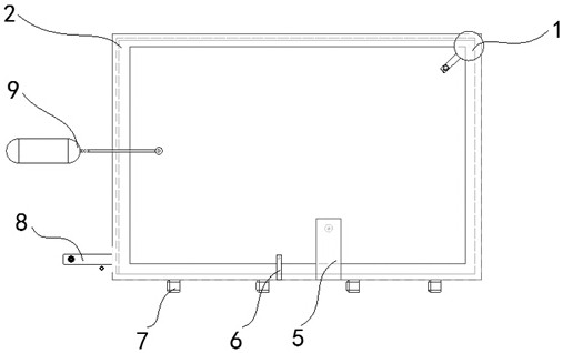 A kind of copepod indoor circulation incubator