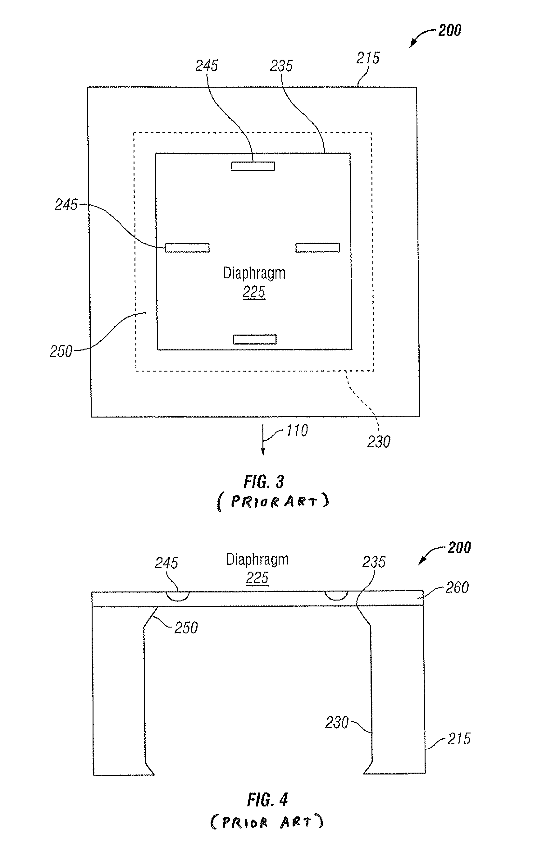 Method and system for etching a diaphragm pressure sensor