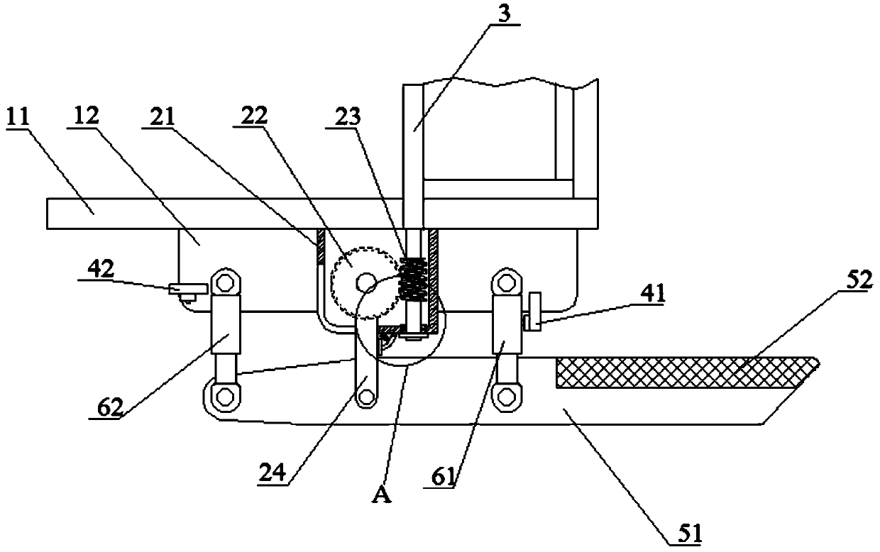 Retractable step based on bus