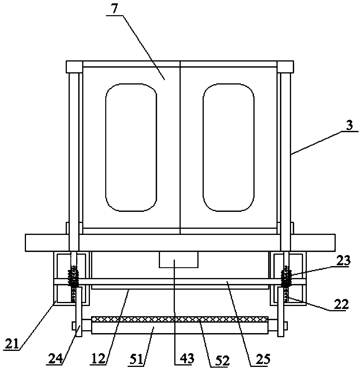 Retractable step based on bus