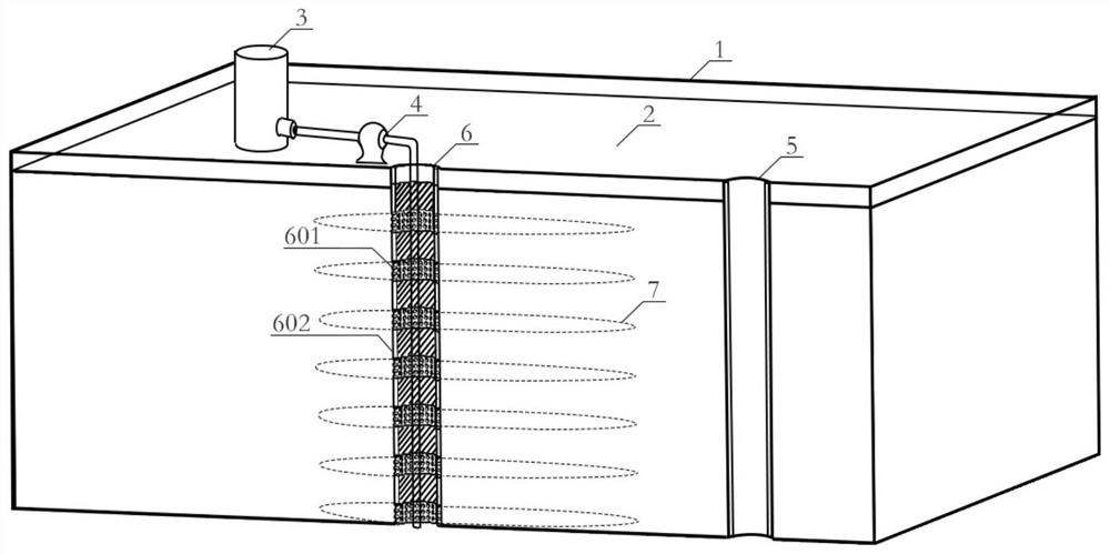 A system and method for remediating groundwater in an in-situ segmented screen well