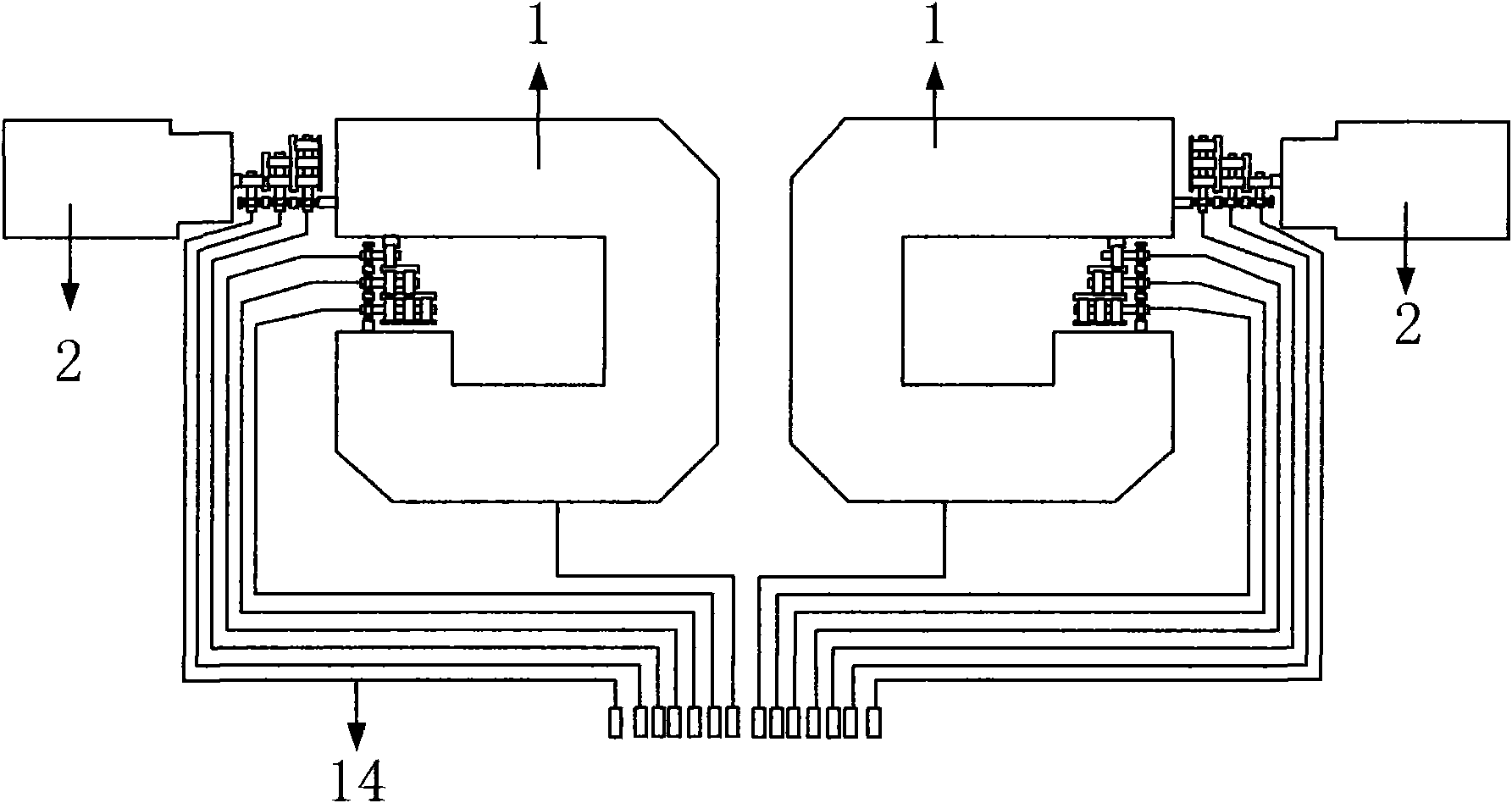 X-band three-digital MEMS(Micro Electric Mechanical System) tunable band-pass filter