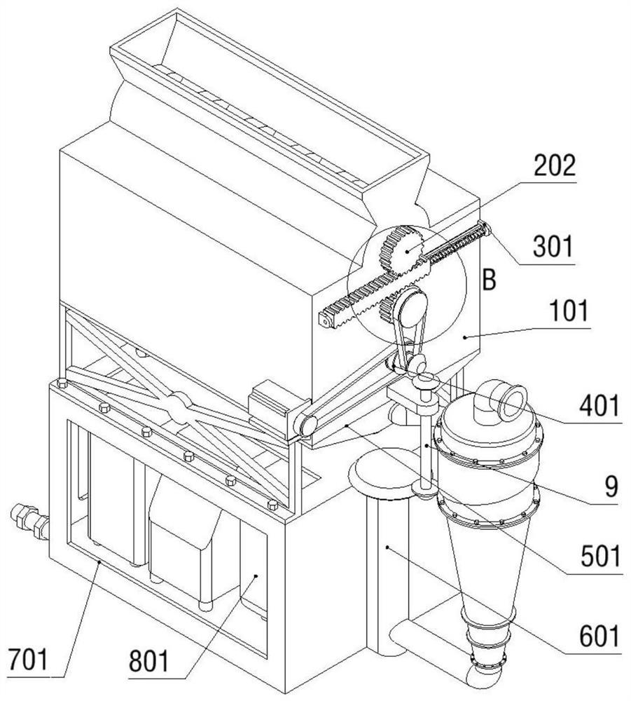 Process method and equipment for preparing activated sludge-based granular biochar based on one-step method