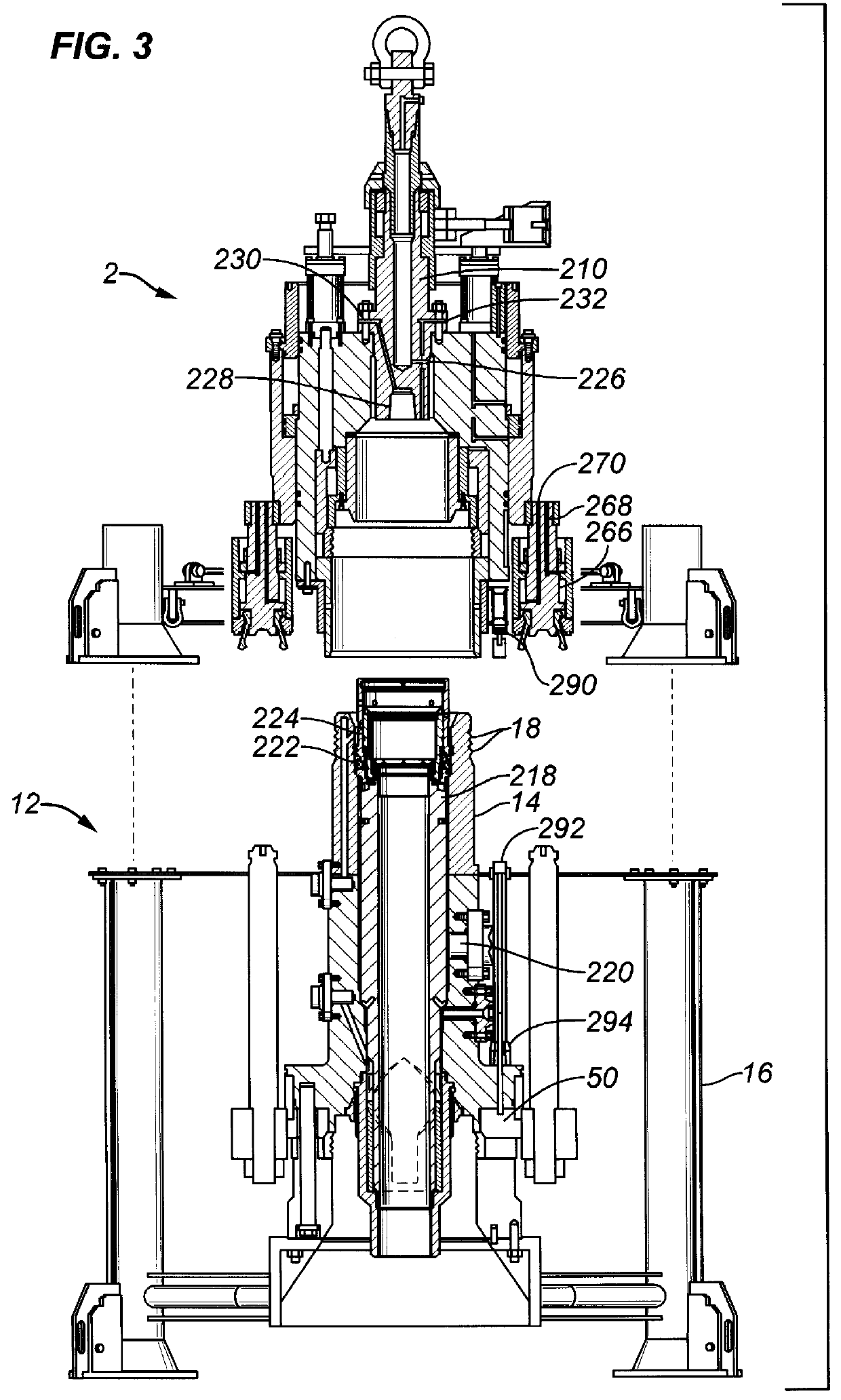 Tree running tool with actuator for latch