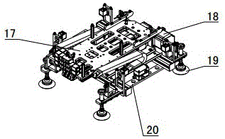 Sucking mechanism of tile online sorting device and tile online sorting device