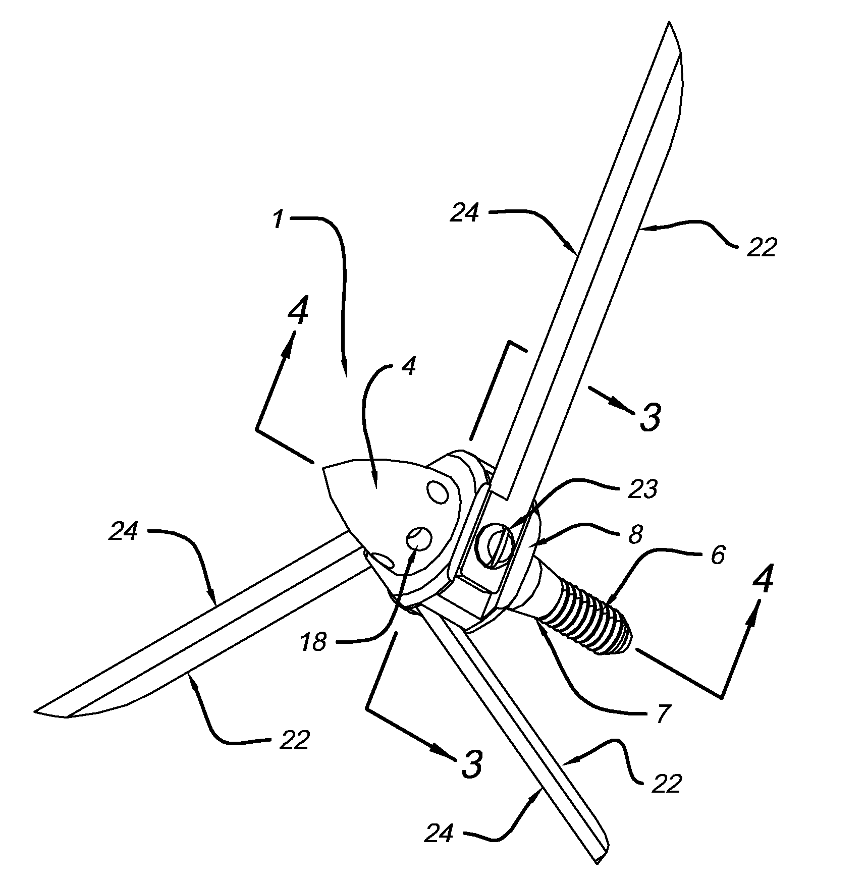 Hunting arrow point