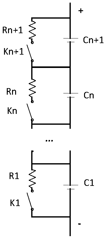 Battery passive balancing method based on master-slave mode