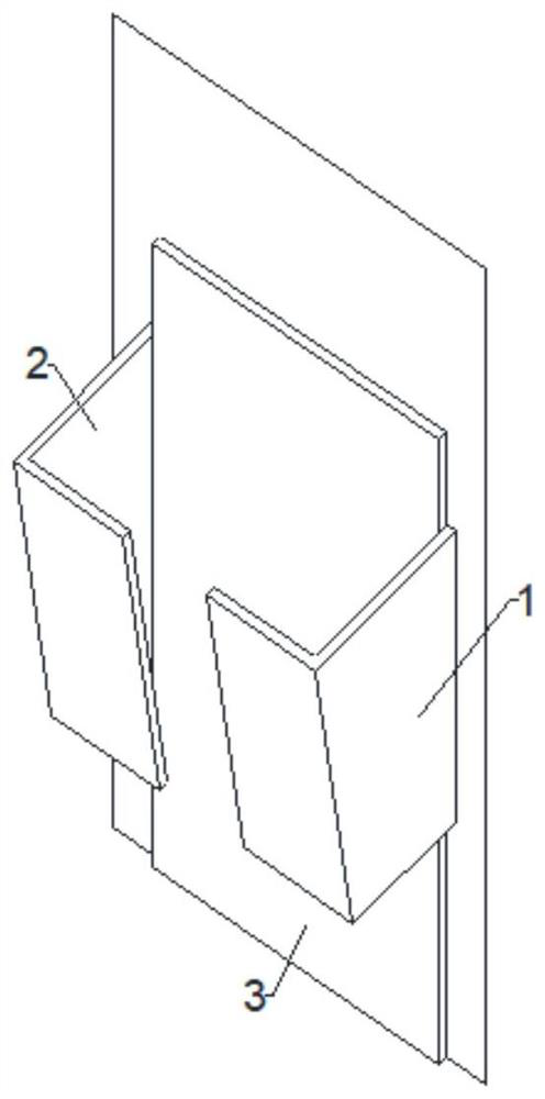 Portable ramp storage support for passenger ship