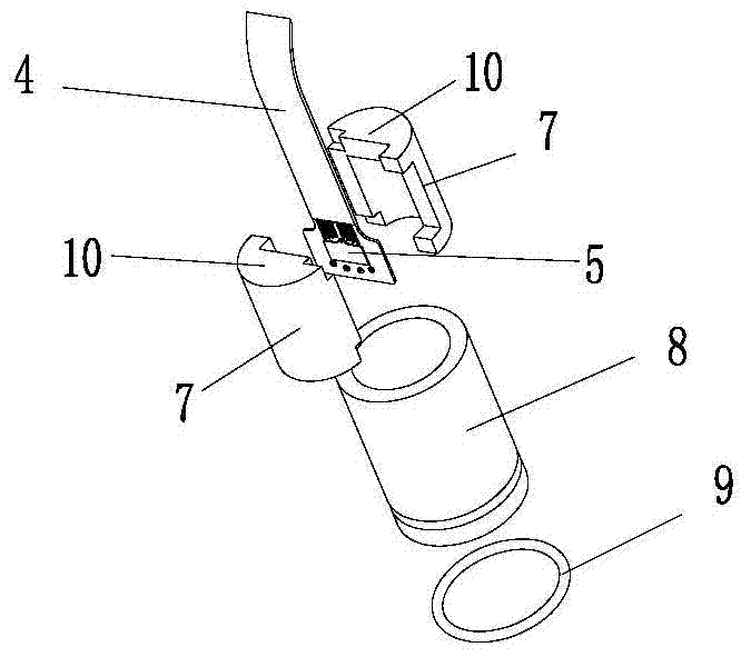 A hydrogen sensor for on-line monitoring of hydrogen concentration in an oil-immersed transformer and its application method