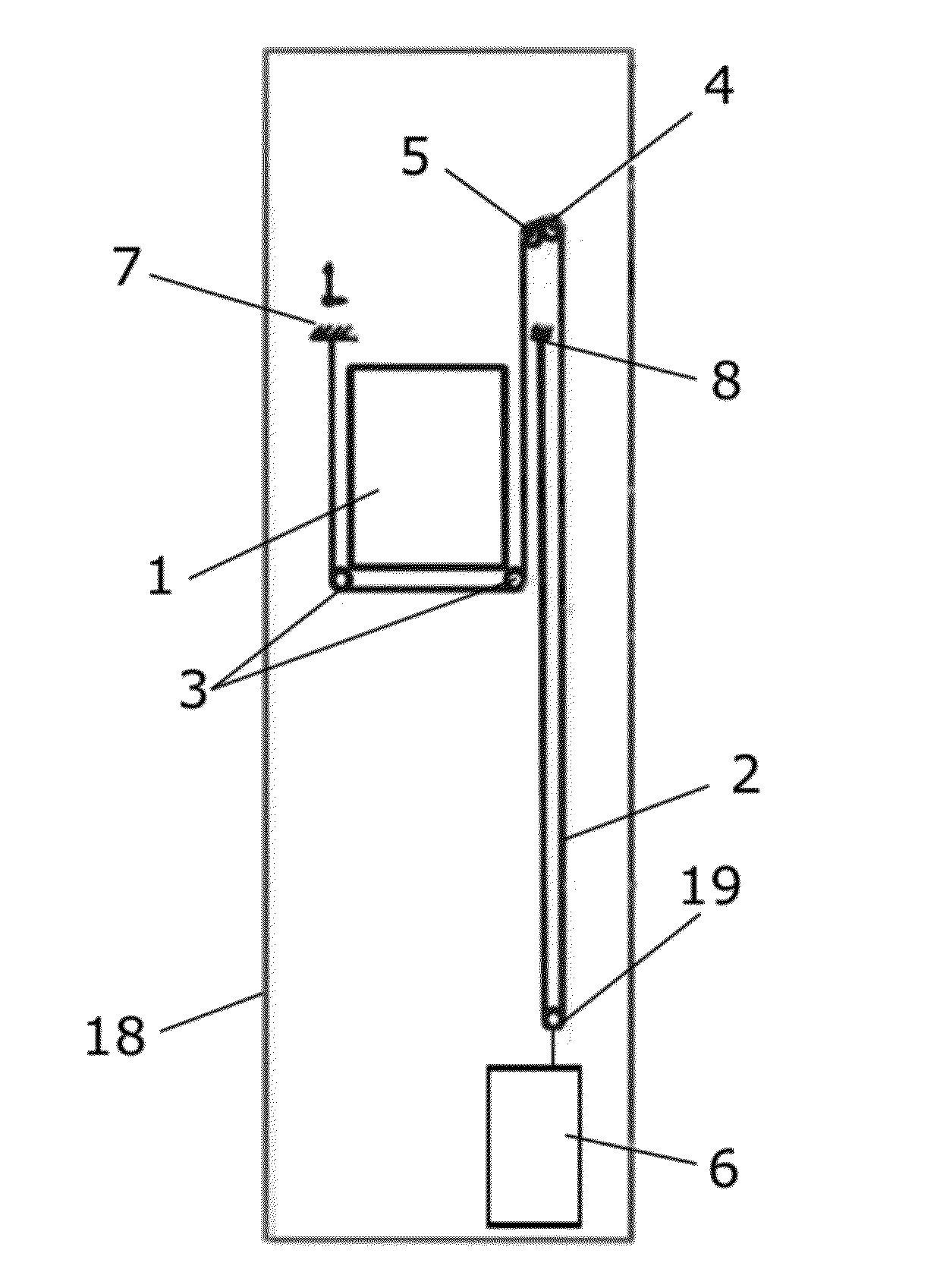 Elevator With Cogged Belt and Pulley and With Counterweight