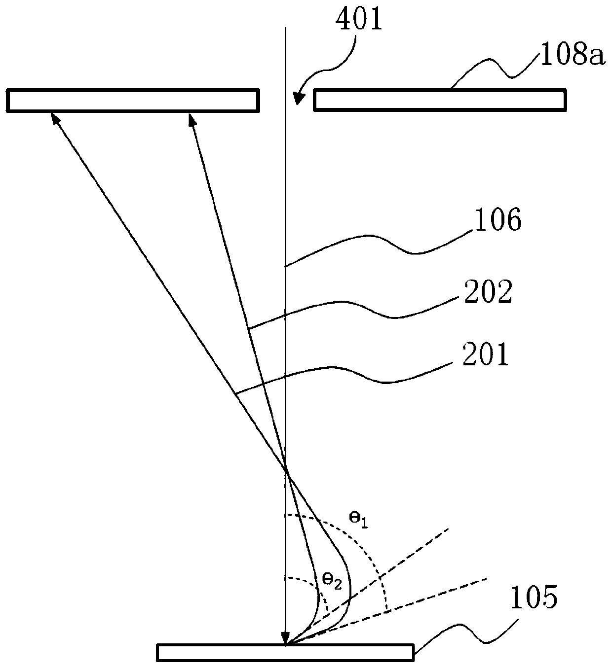 Secondary electron detector, charged particle optical imaging equipment and detection method