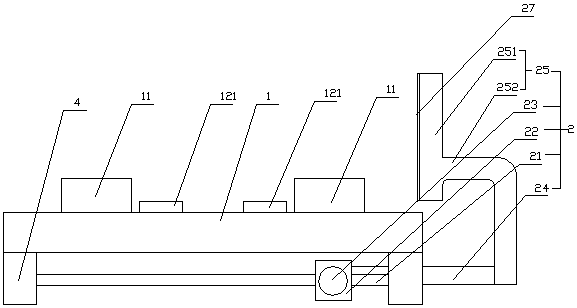 A large-size sapphire crystal boat transfer device