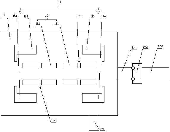 A large-size sapphire crystal boat transfer device