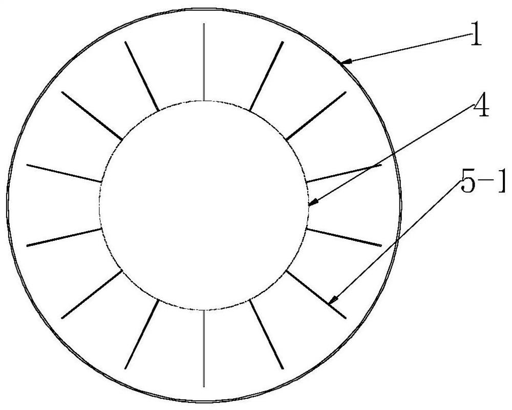 Air flow separator for gypsum powder