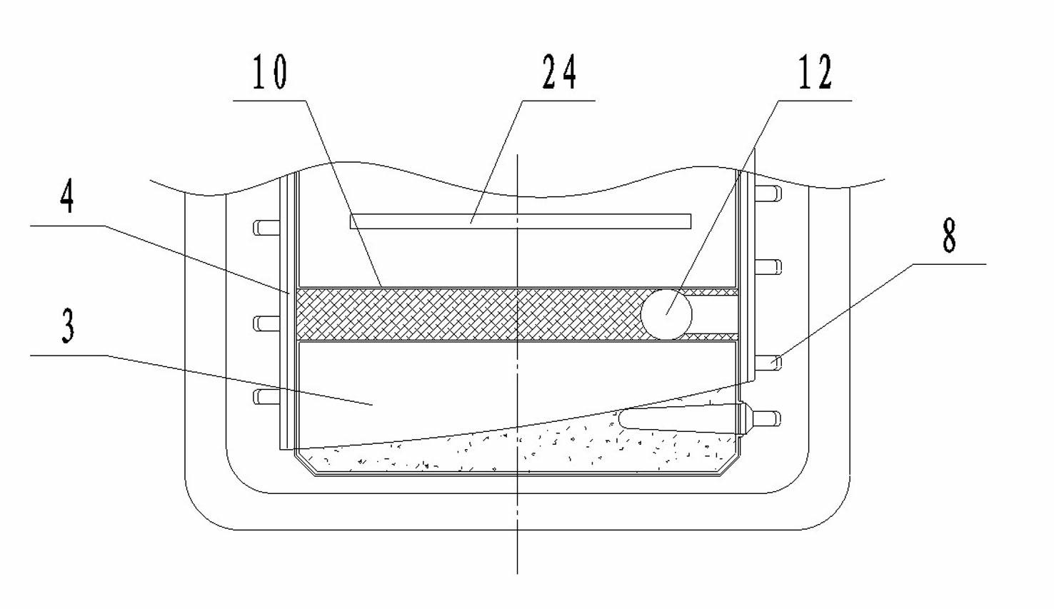 Multi-continuous-electrode electrolytic tank for preparation of high-performance aluminum material