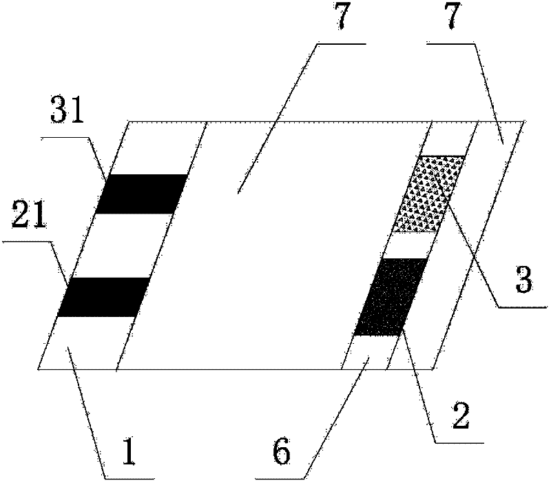 Electrochemical uric acid test strip and manufacturing method thereof