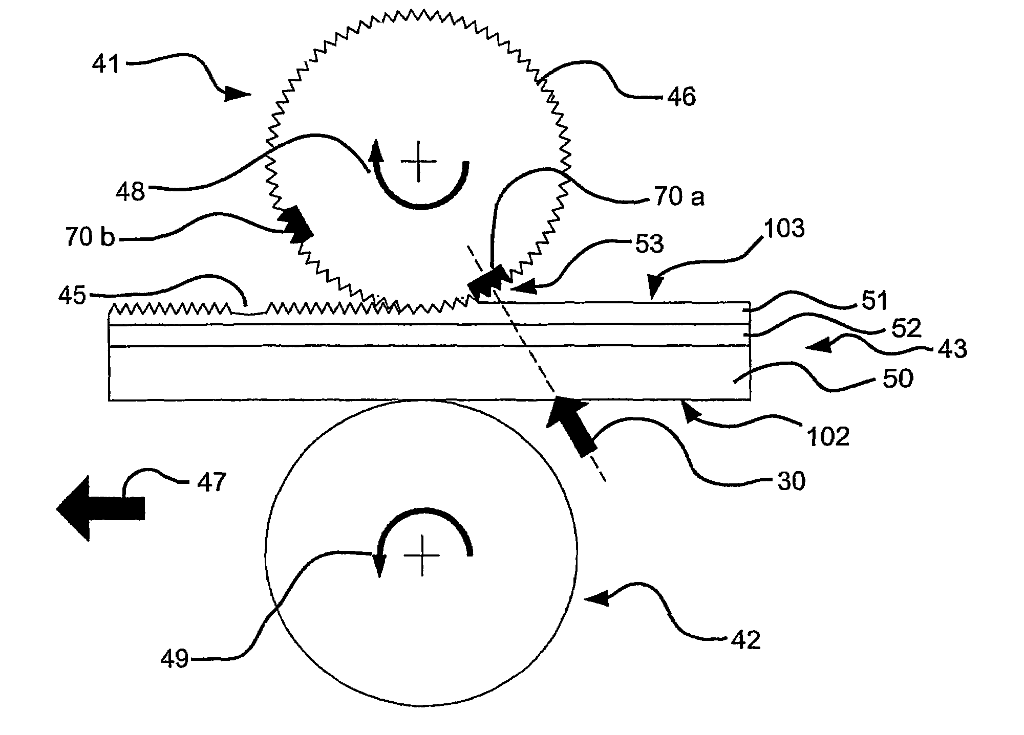 Laser-supported reproduction method