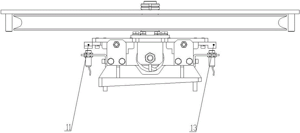 Laying tension control device used for cable former