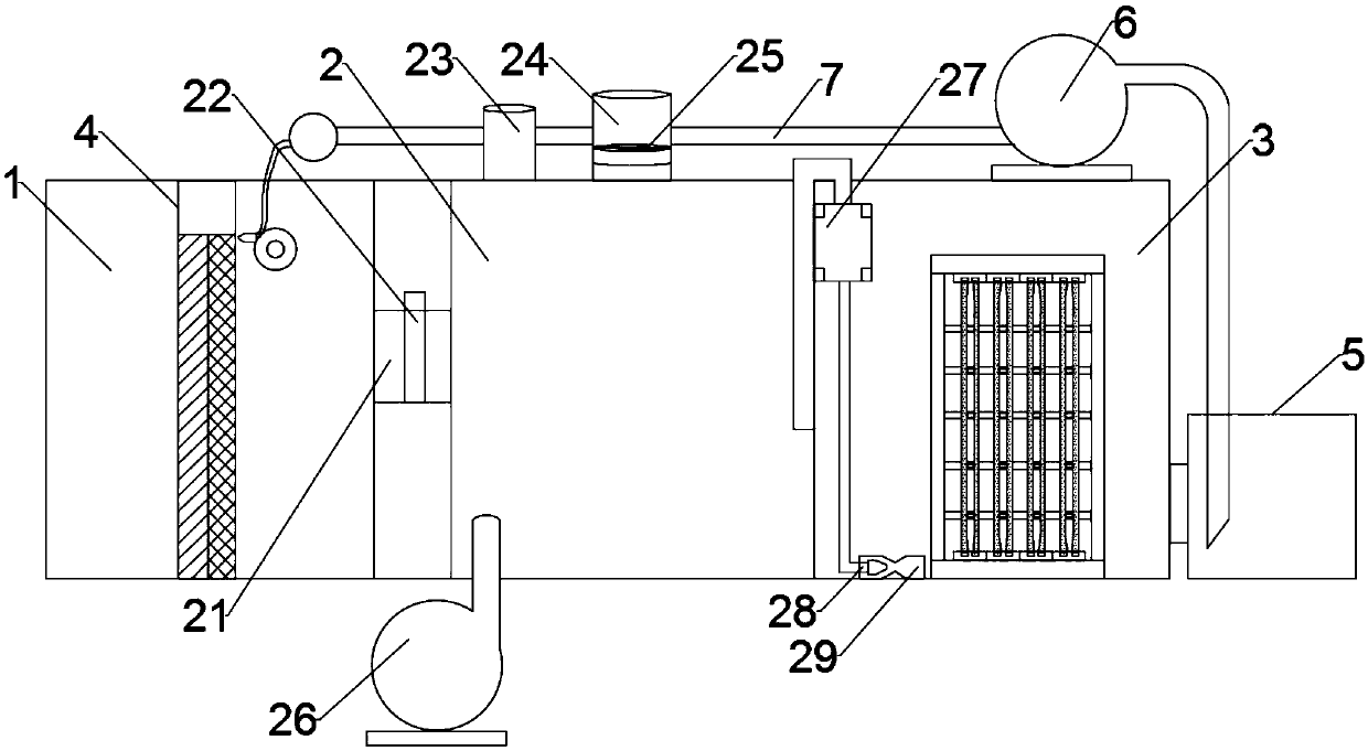 School sewage treatment system based on membrane bioreactor