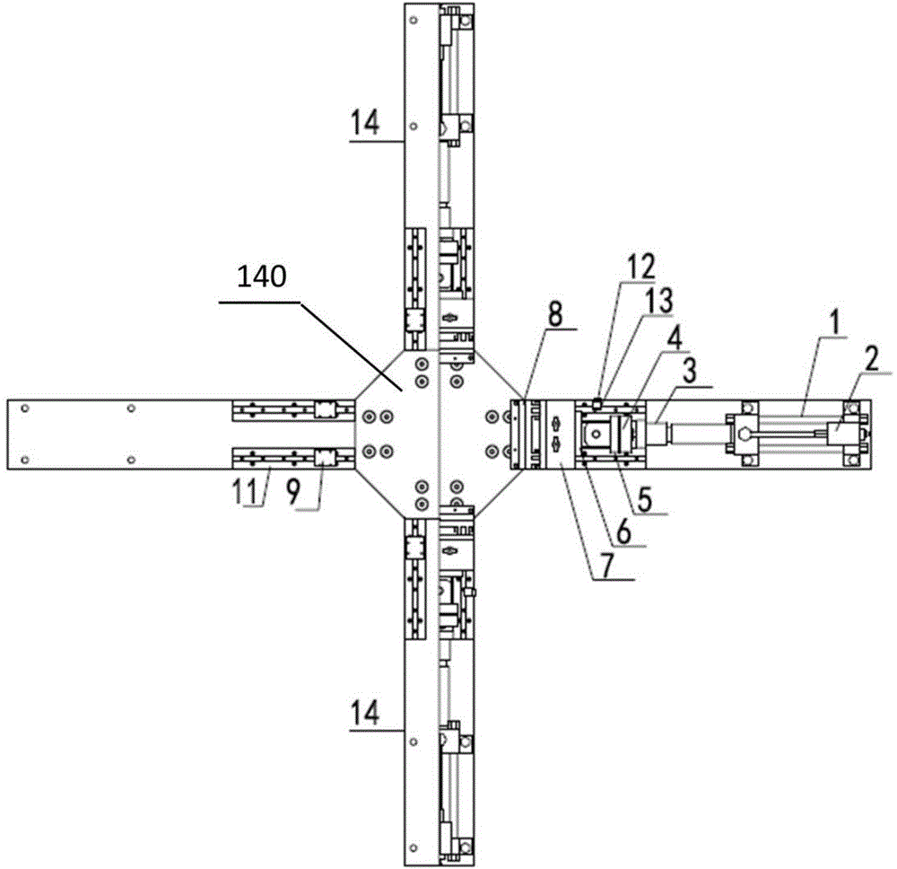 Biaxial extension test device