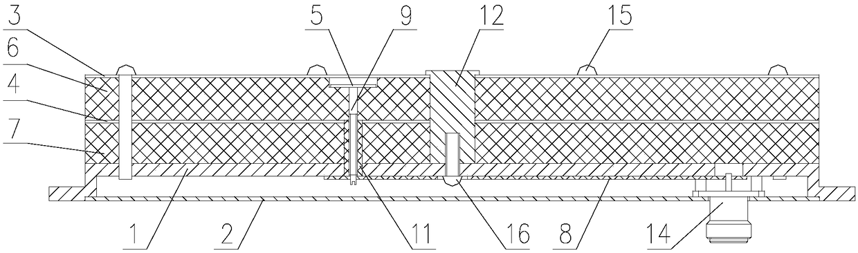 Stacked microstrip UHF antenna