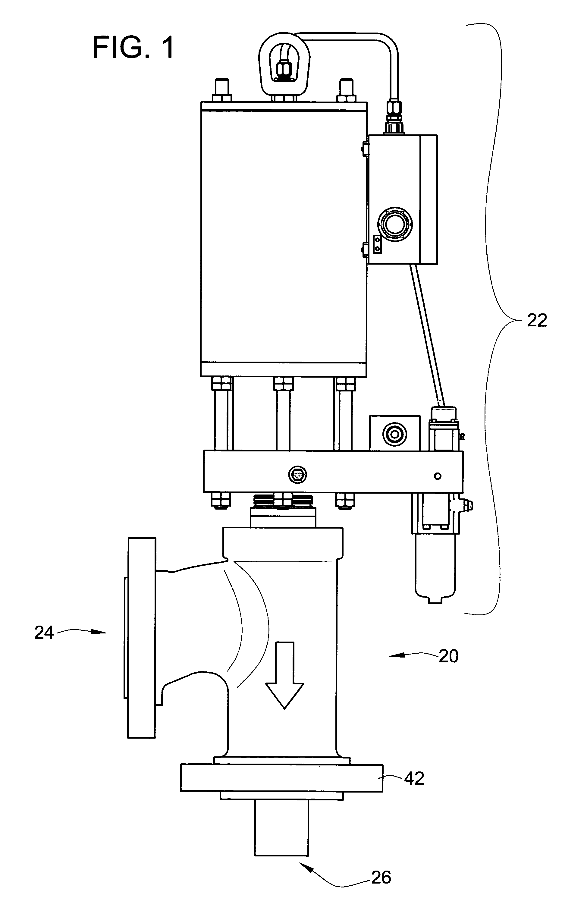 High recovery sonic gas valve