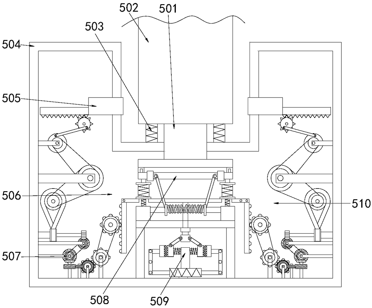 Automatic construction mechanical lift