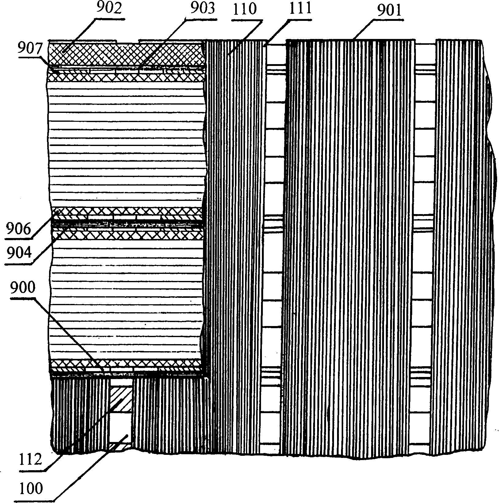 Full immersed type self circular loop of evaporative cooling stator of steam turbine generator