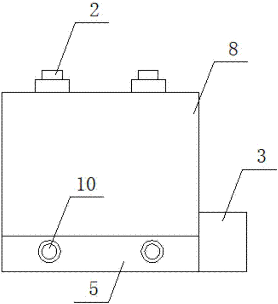 Stamping device for machining automobile stamping part