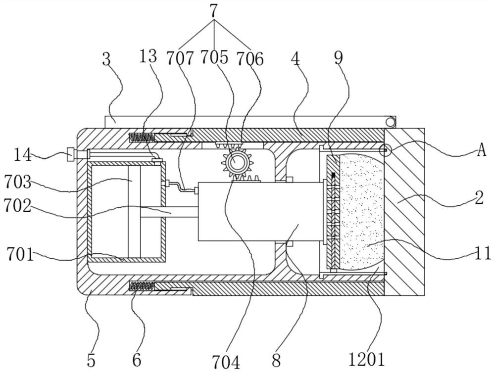 Electronic temperature measuring device for intensive care department