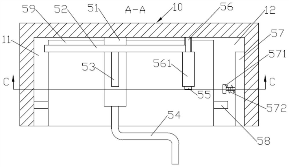 A fire hydrant box with convenient coiling operation