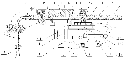 Automatic stamping mechanism based on copper stamp