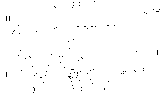 Automatic stamping mechanism based on copper stamp