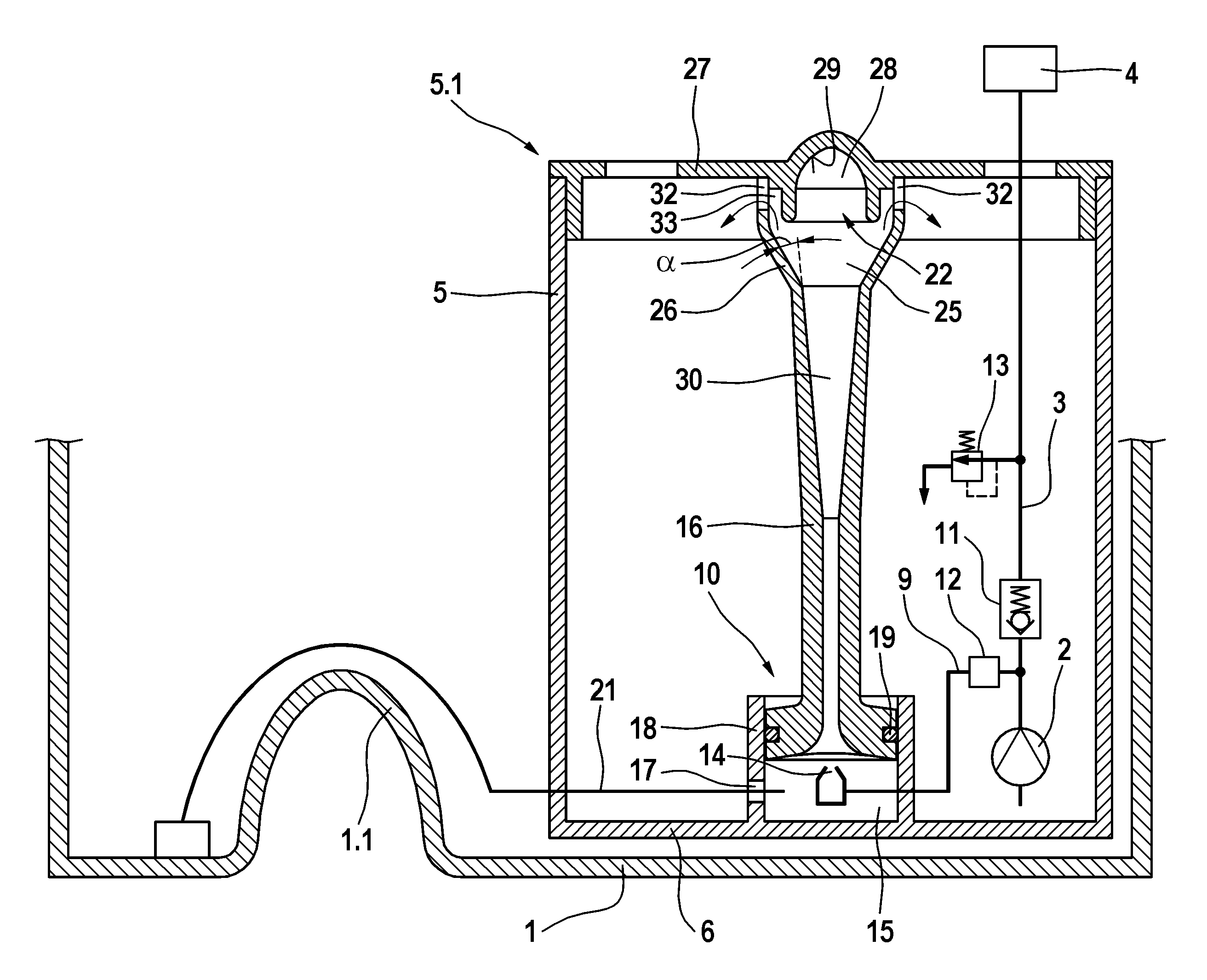 Device for delivering fuel