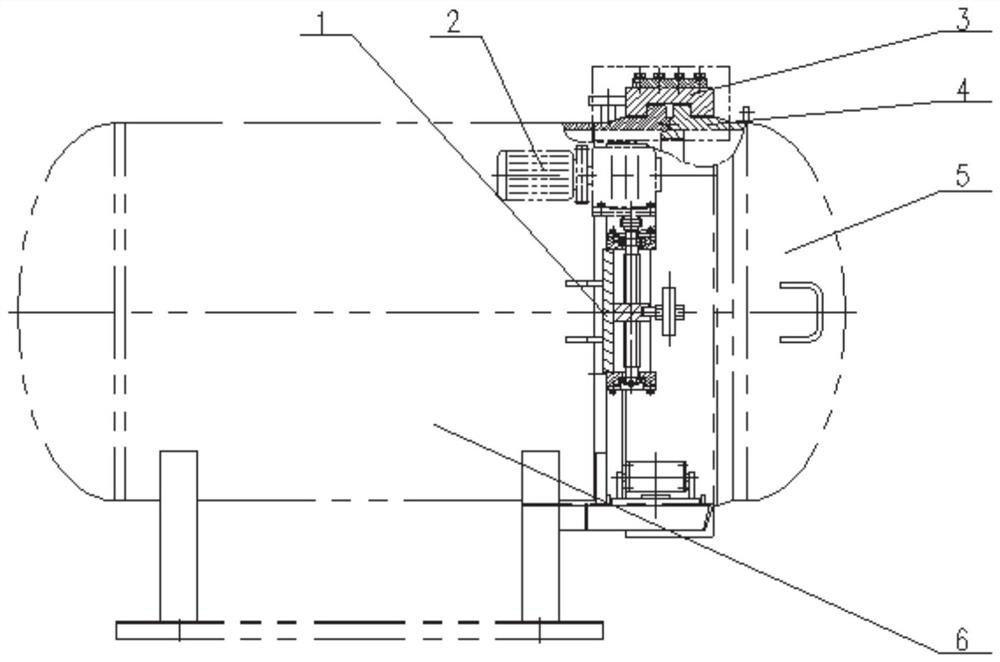 Experiment tank and transmission mechanism