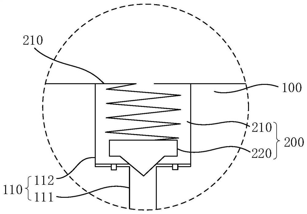 The first bonding element and bonding device