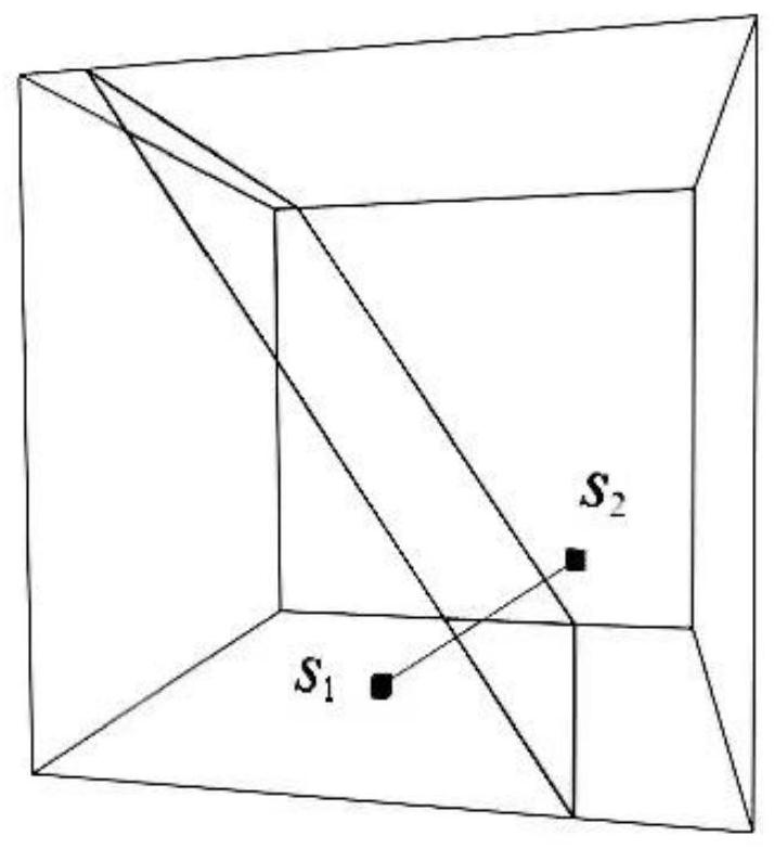 Underwater AUV path forming method based on Dirichlet vertex