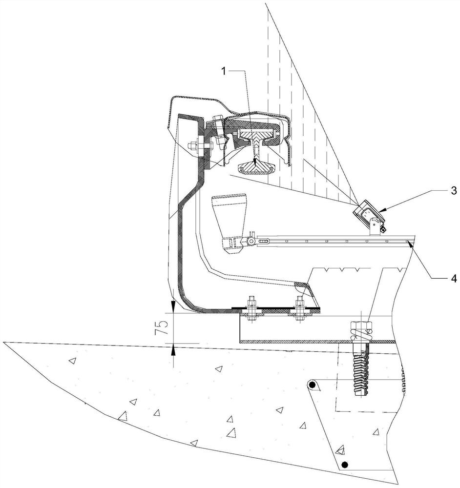 Contact rail spatial position and abrasion measuring method based on image processing