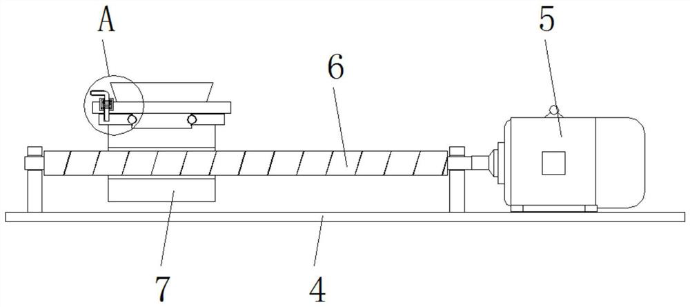 A feed assembly for a pellet burner that is easy to adjust