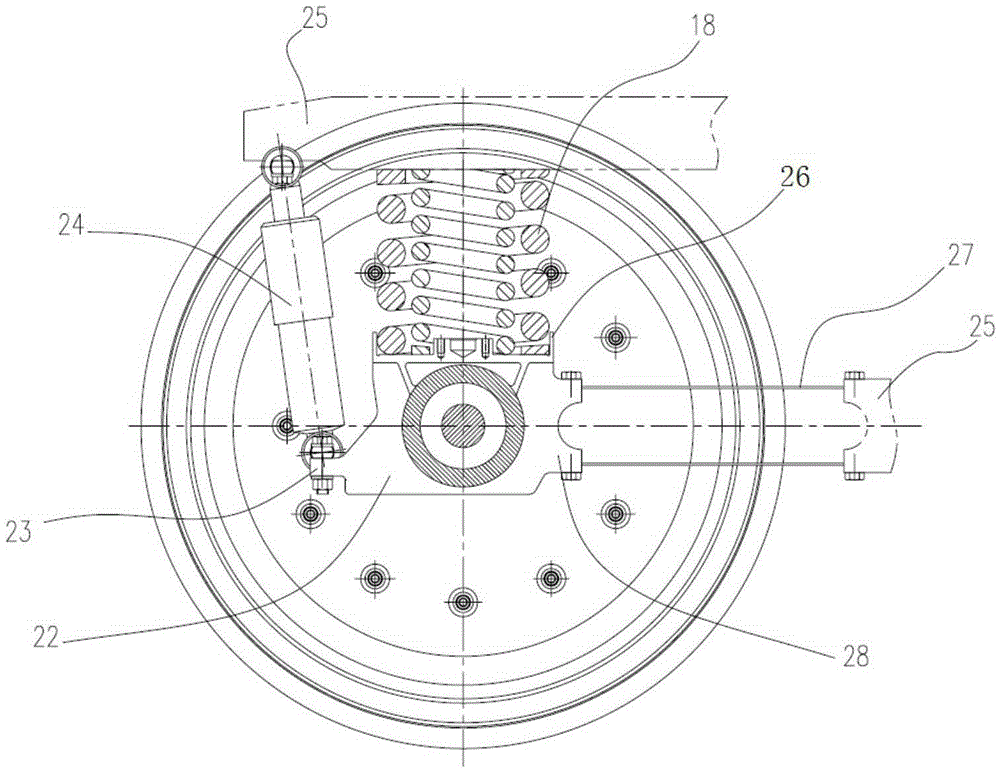 Hollow axle bridge structure and light wheel pair