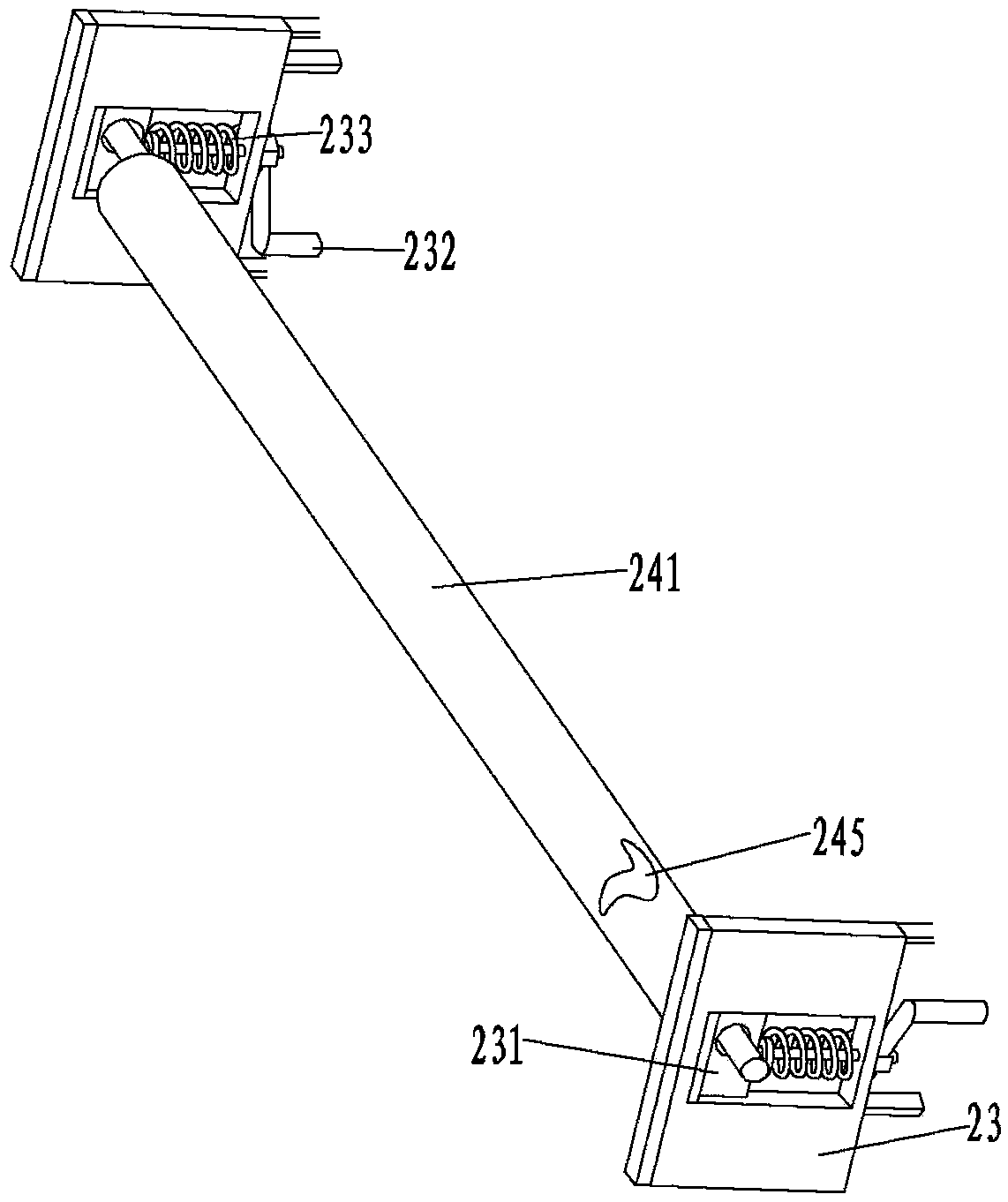 Embossing device for garment fabric