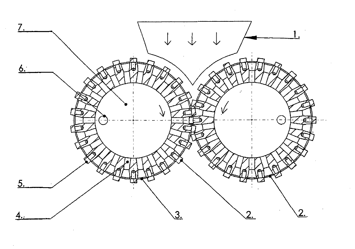 Biomass straw granulator