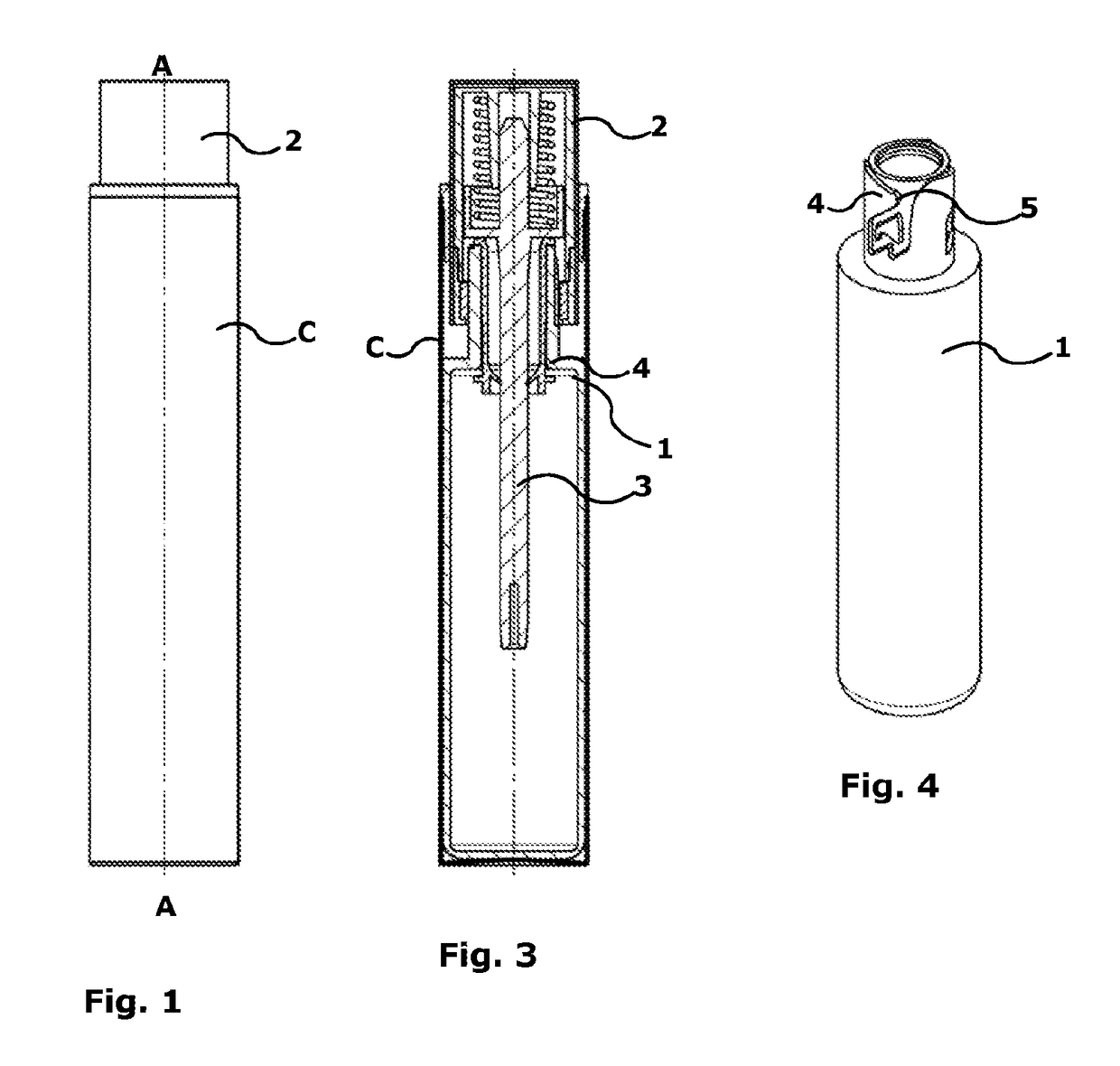 Container with improved opening system